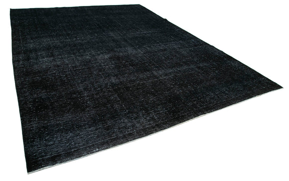 10x14 Black Overdyed Large Area Rug - 24863