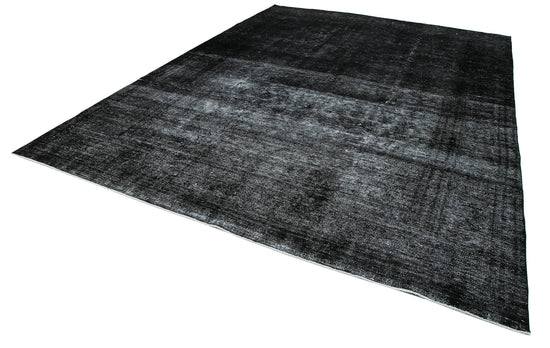 9x13 Black Overdyed Large Area Rug - 24867