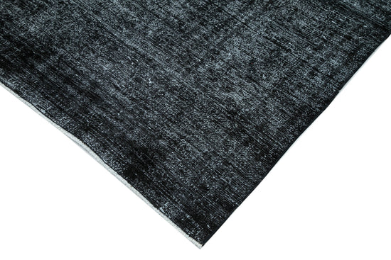 9x13 Black Overdyed Large Area Rug - 24867