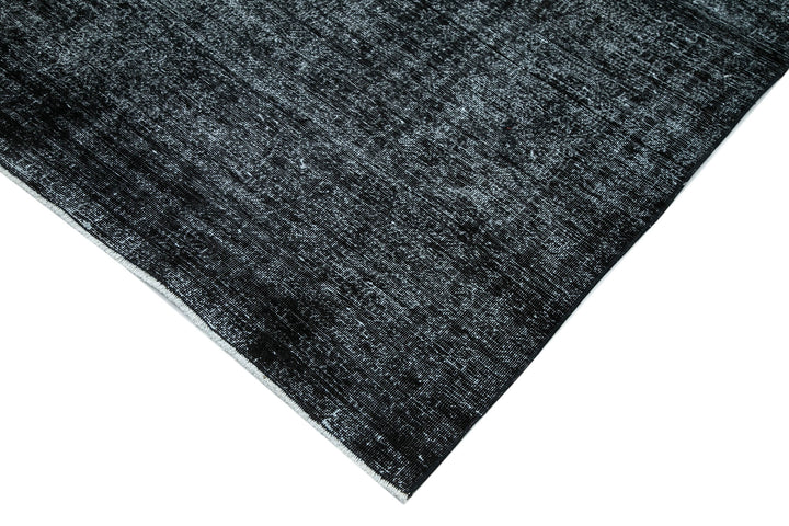 9x13 Black Overdyed Large Area Rug - 24867