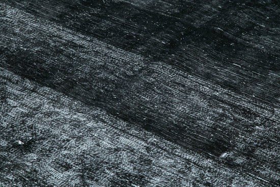 9x13 Black Overdyed Large Area Rug - 24867