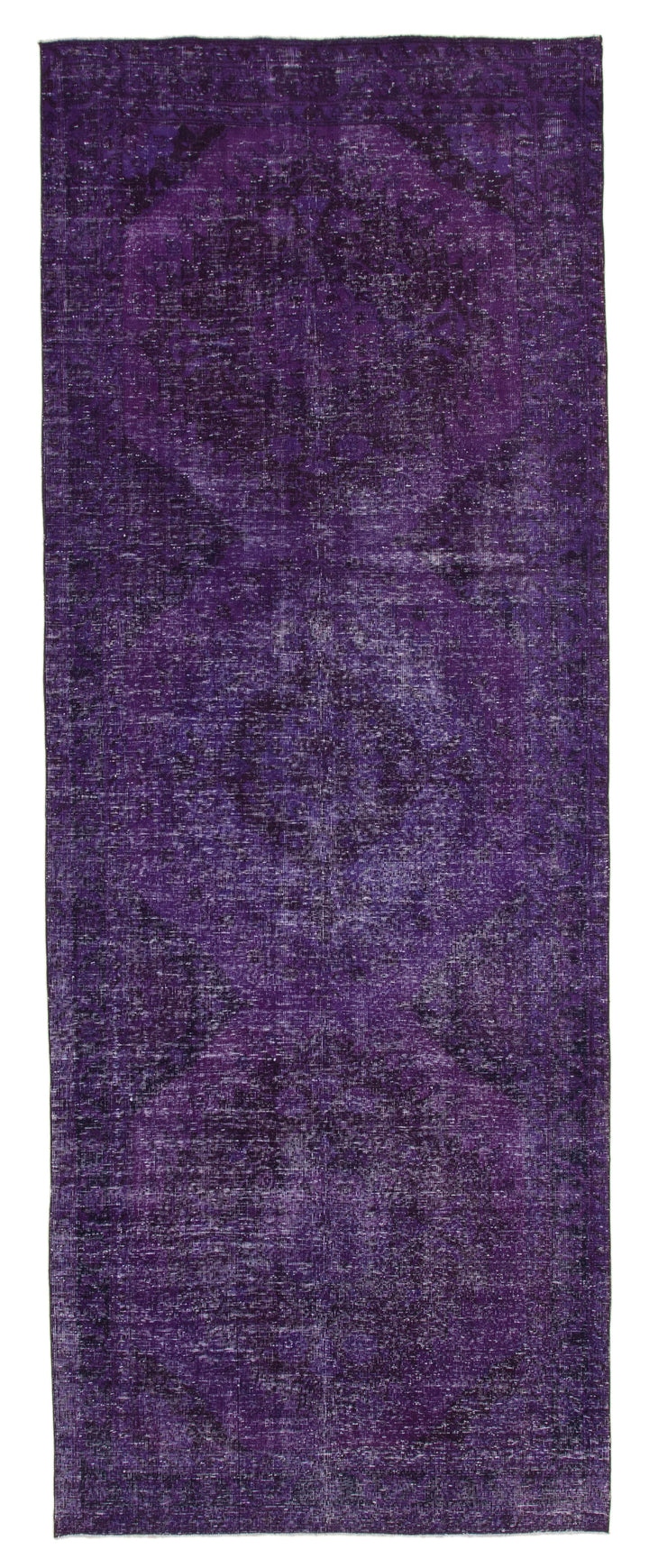 5x12 Purple Turkish Over Dyed Runner Rug - 2486