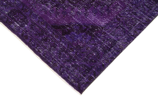 5x12 Purple Turkish Over Dyed Runner Rug - 2486