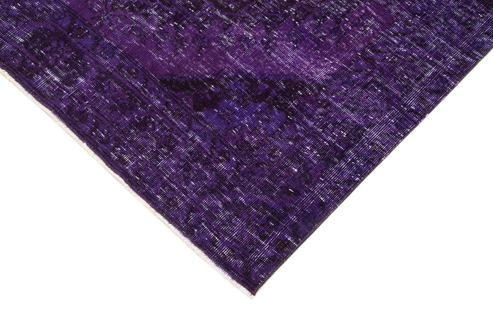 5x12 Purple Turkish Over Dyed Runner Rug - 2486