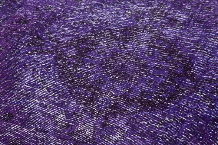 5x12 Purple Turkish Over Dyed Runner Rug - 2486