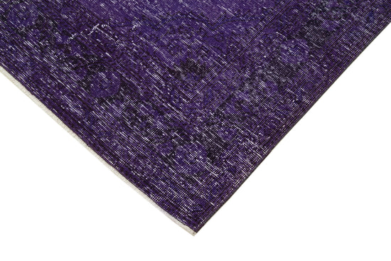 5x12 Purple Turkish Over Dyed Runner Rug - 2487