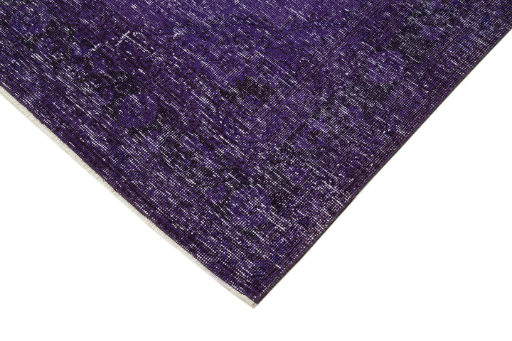 5x12 Purple Turkish Over Dyed Runner Rug - 2487