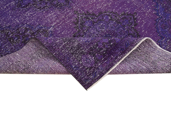 5x12 Purple Turkish Over Dyed Runner Rug - 2487
