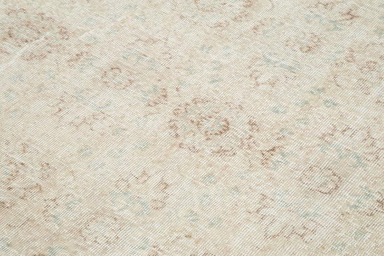 6x11 Beige Turkish Vintage Area Rug - 24993