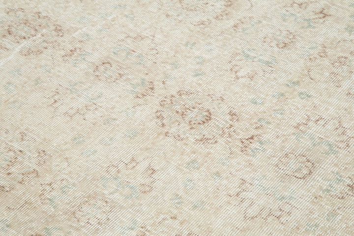 6x11 Beige Turkish Vintage Area Rug - 24993