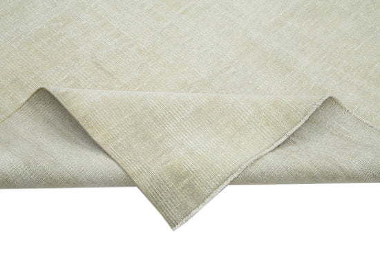 7x10 Beige Turkish Vintage Area Rug - 25169