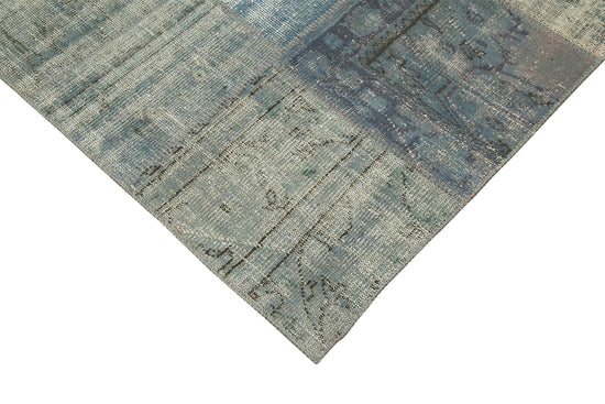 8x11 Blue Patchwork Rug- 25284