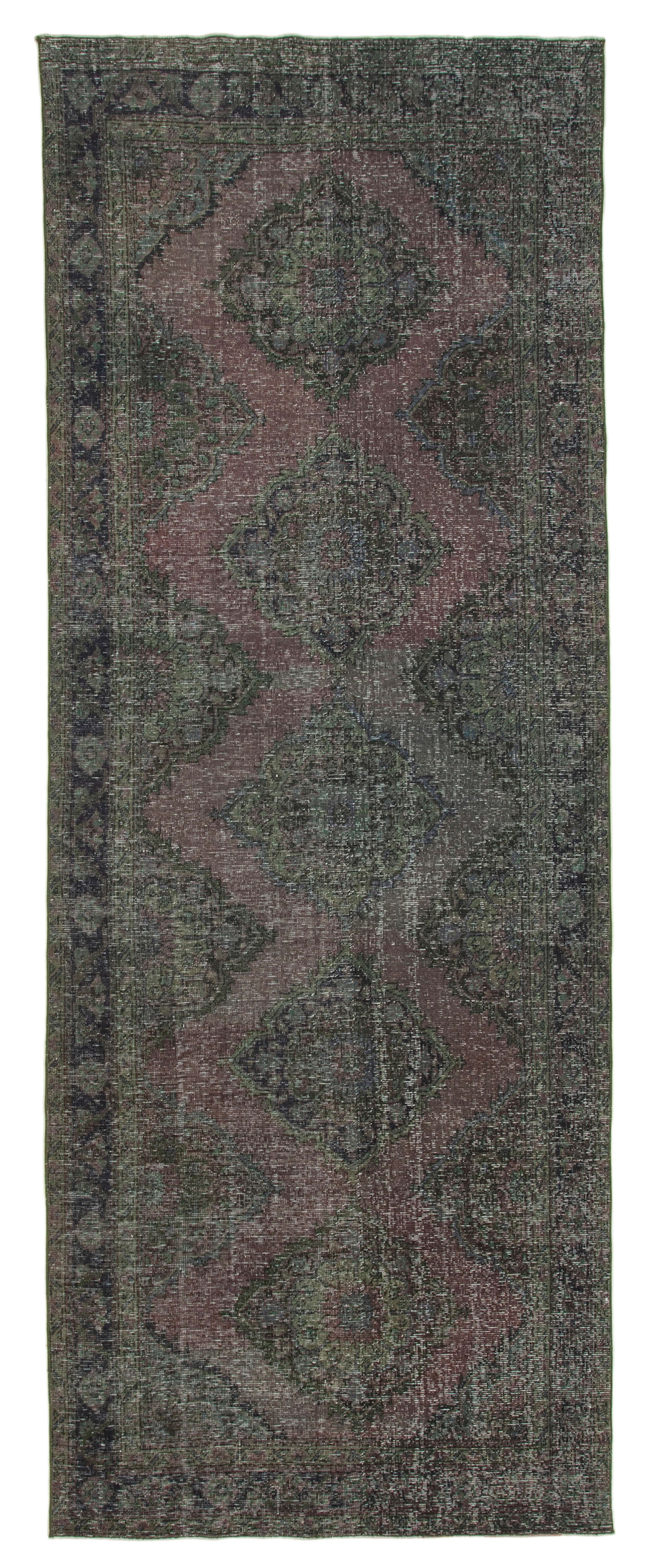 5x12 Grey Turkish Over Dyed Runner Rug - 2538