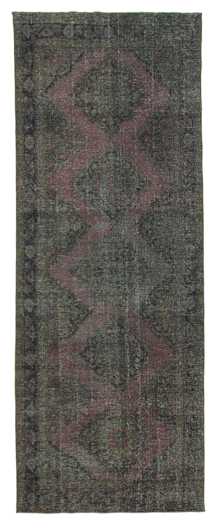 5x12 Grey Turkish Over Dyed Runner Rug - 2538