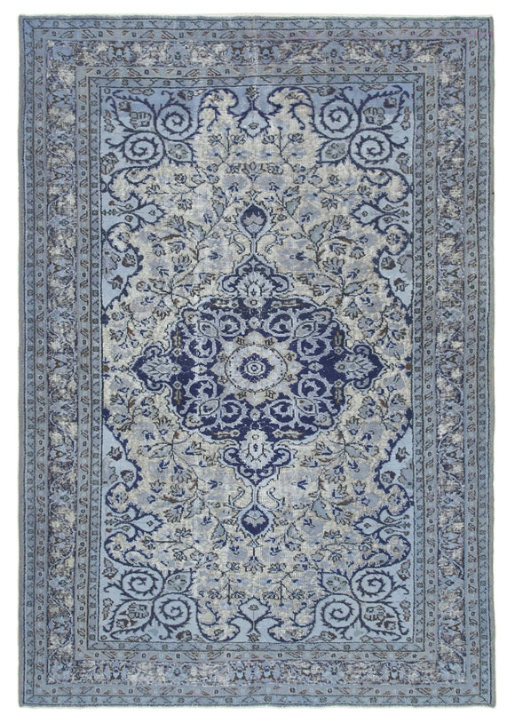 6x9 Blue Over Dyed Rug - 25427