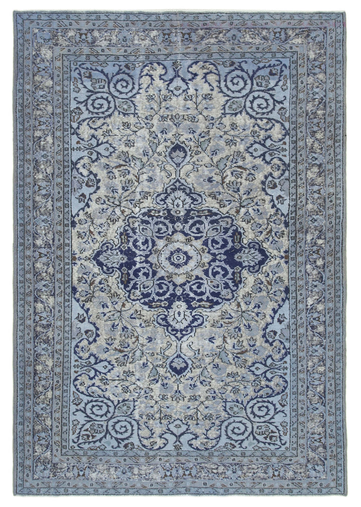 6x9 Blue Over Dyed Rug - 25427