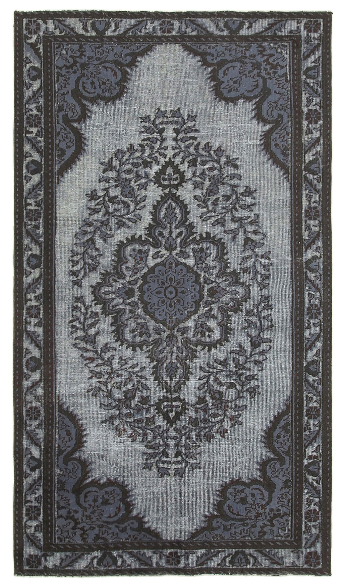 5x9 Grey Over Dyed Rug - 25428