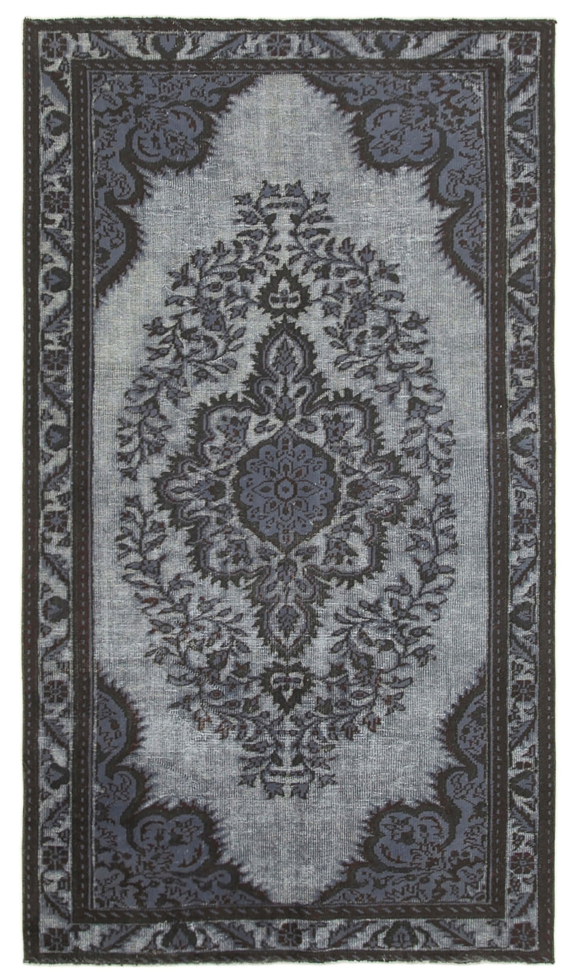 5x9 Grey Over Dyed Rug - 25428