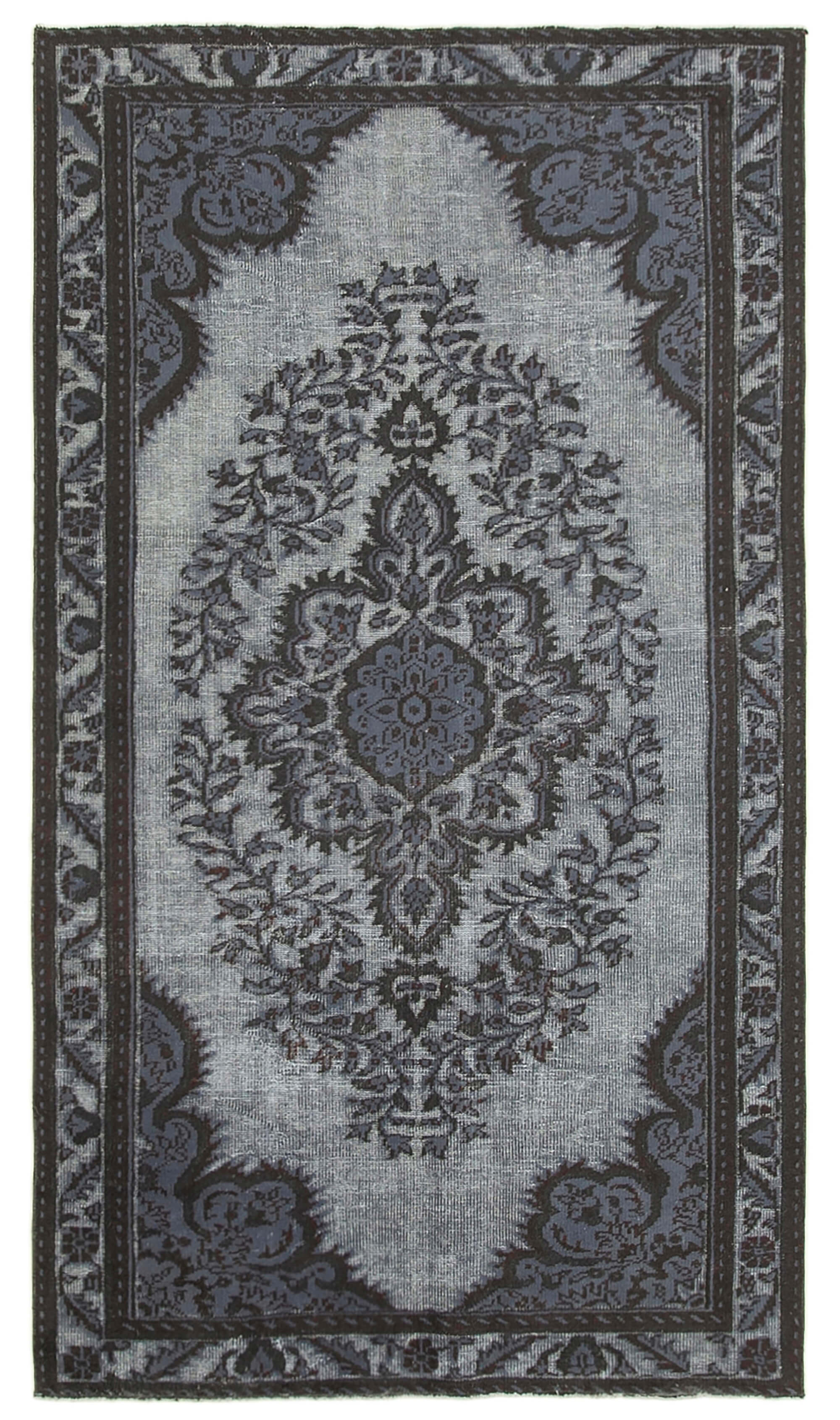 5x9 Grey Over Dyed Rug - 25428
