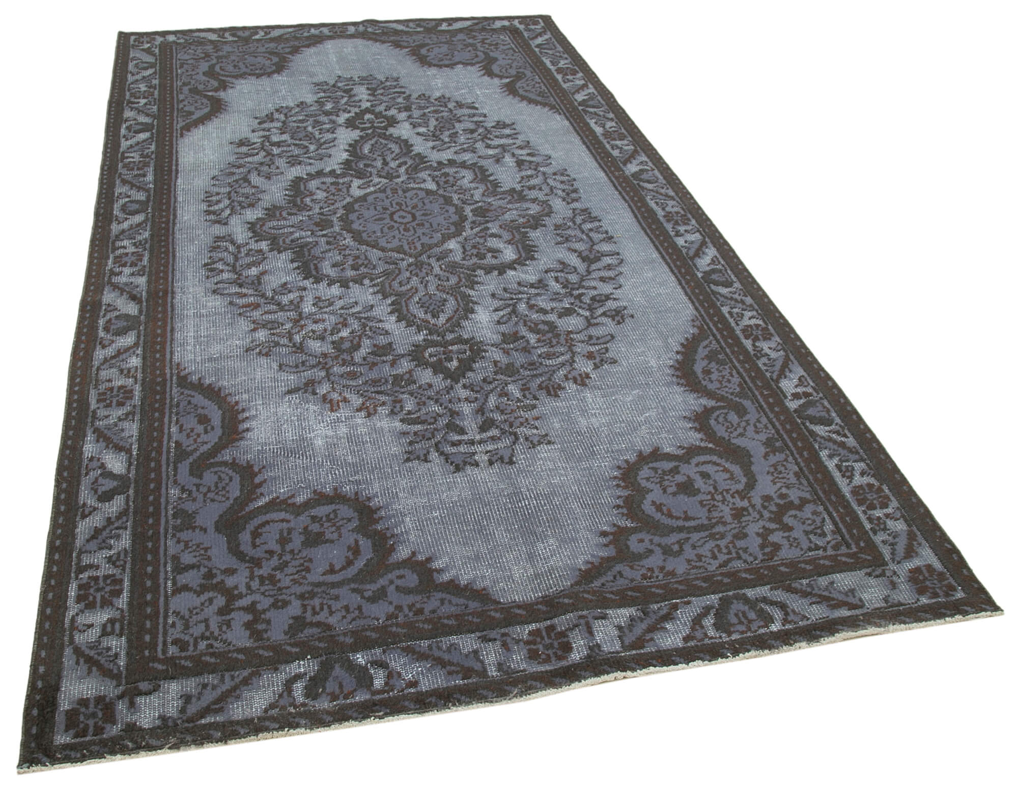 5x9 Grey Over Dyed Rug - 25428