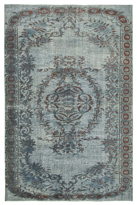 6x9 Grey Over Dyed Rug - 25432
