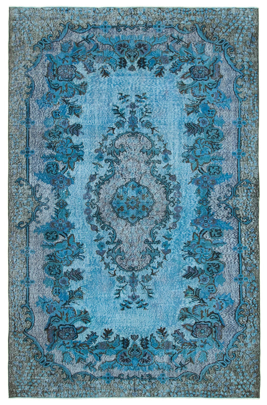 6x10 Blue Over Dyed Rug - 25439