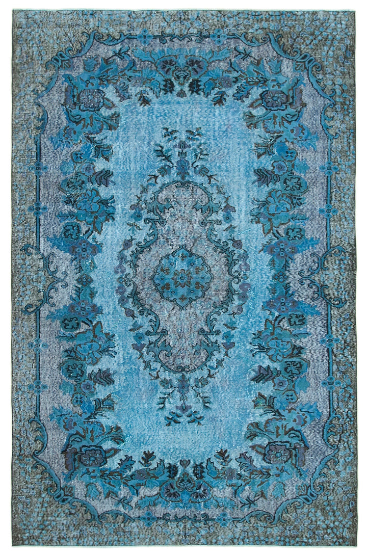 6x10 Blue Over Dyed Rug - 25439