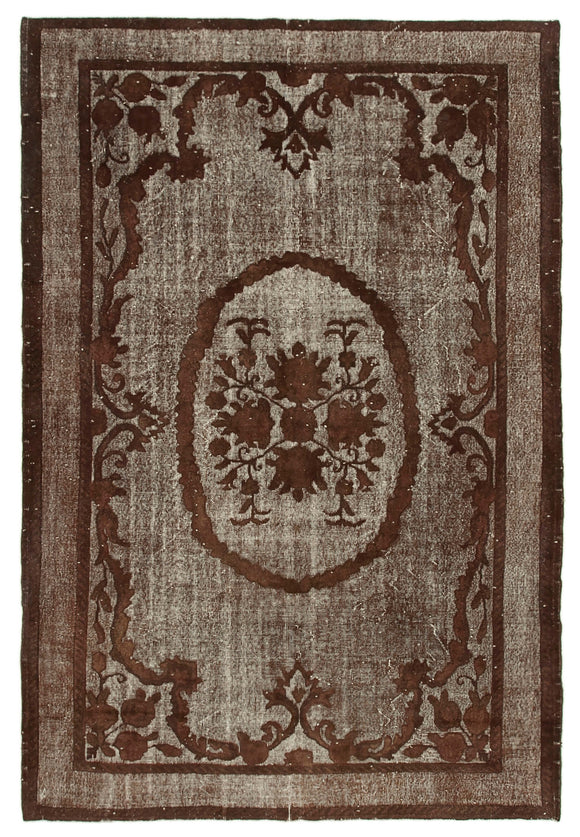 7x11 Brown Over Dyed Rug - 25451