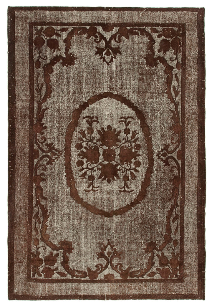 7x11 Brown Over Dyed Rug - 25451
