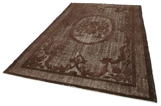 7x11 Brown Over Dyed Rug - 25451