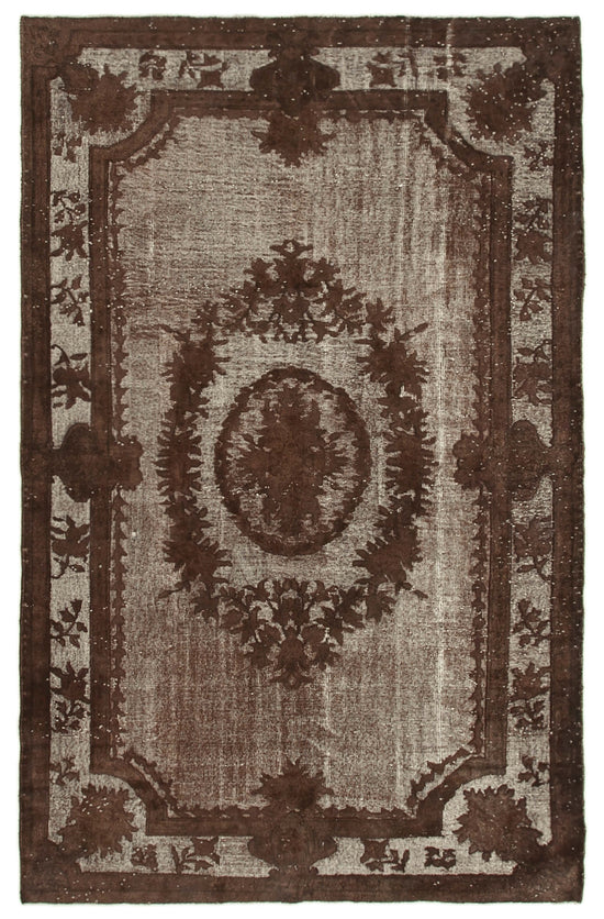 6x10 Brown Over Dyed Rug - 25452
