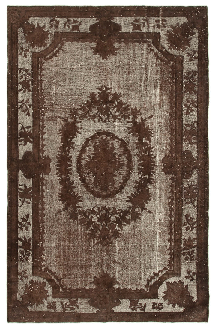 6x10 Brown Over Dyed Rug - 25452