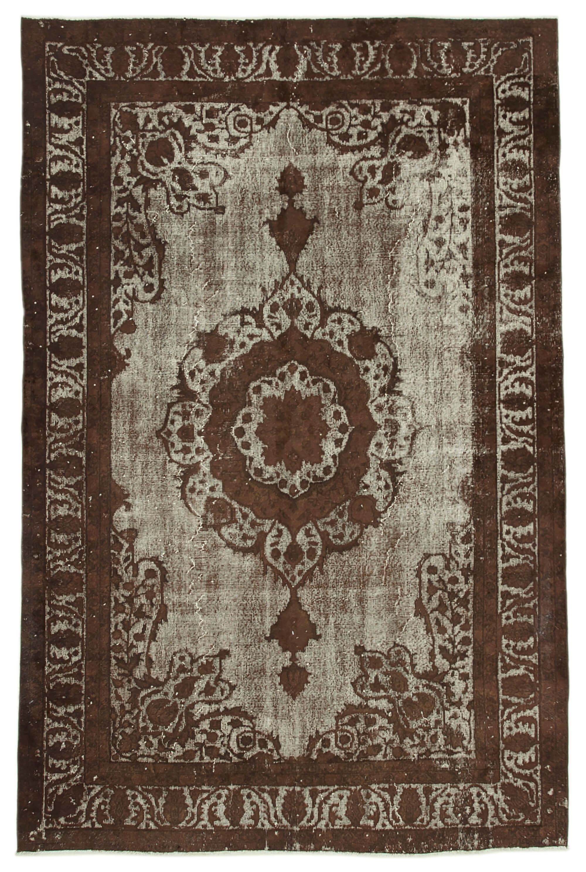 7x11 Brown Over Dyed Rug - 25453