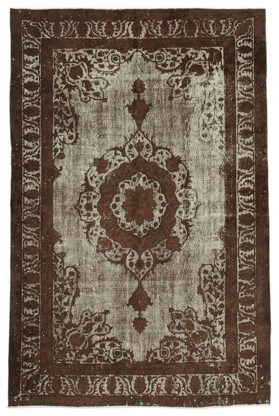 7x11 Brown Over Dyed Rug - 25453