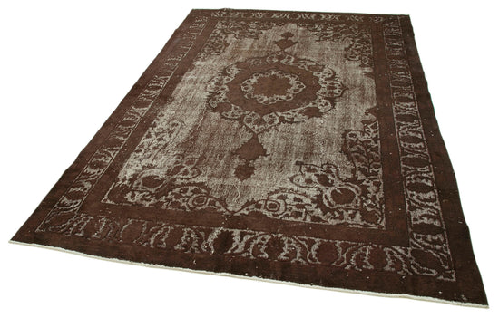 7x11 Brown Over Dyed Rug - 25453