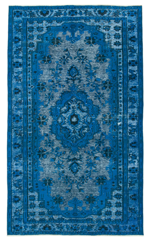 6x9 Blue Over Dyed Rug - 25455