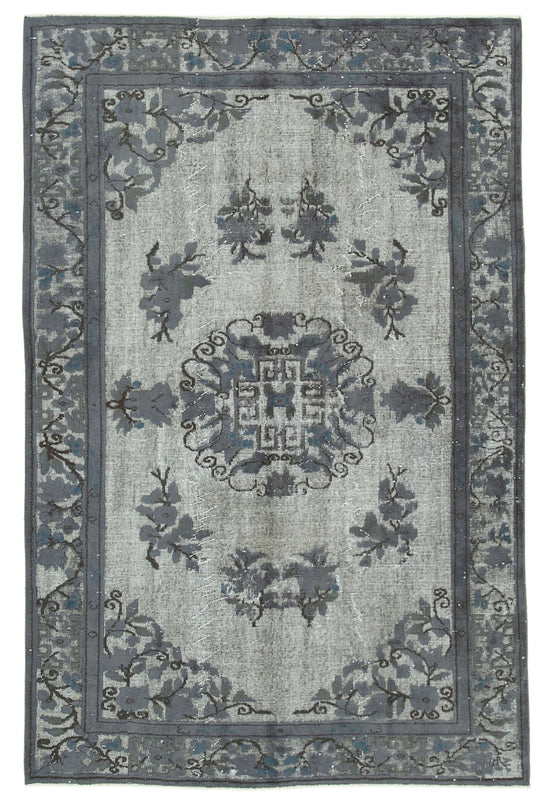 6x9 Grey Over Dyed Rug - 25462