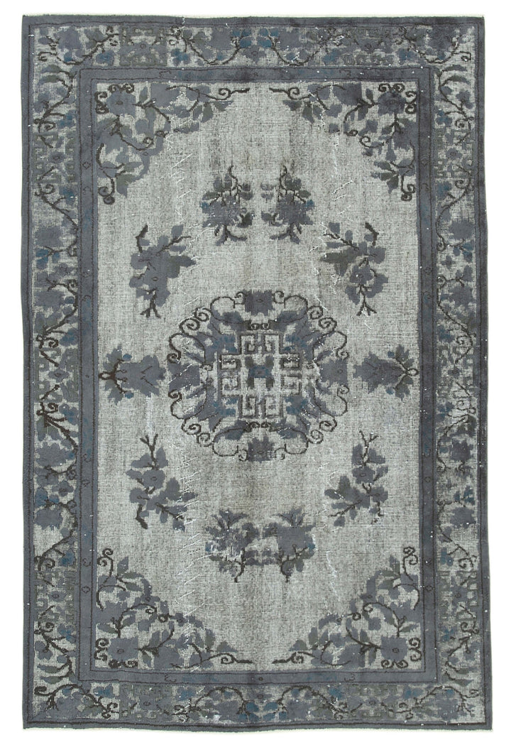 6x9 Grey Over Dyed Rug - 25462