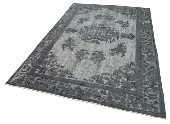 6x9 Grey Over Dyed Rug - 25462
