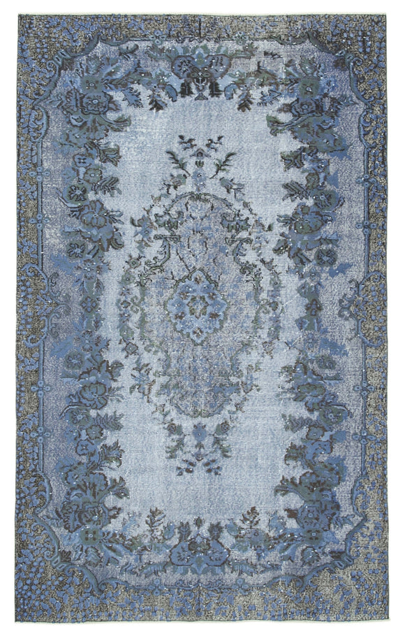 6x9 Blue Over Dyed Rug - 25467
