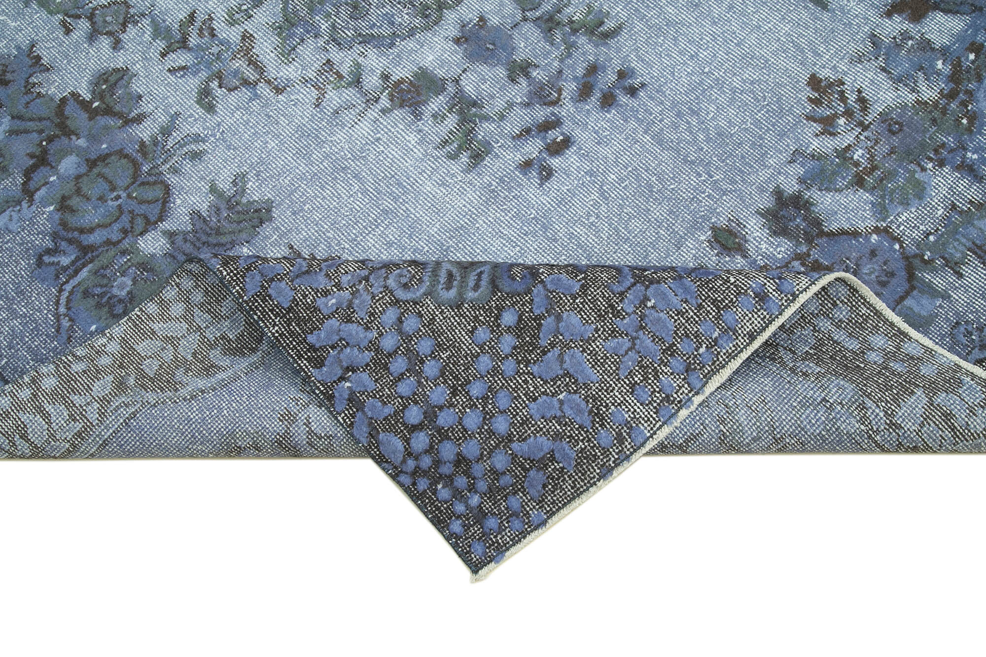 6x9 Blue Over Dyed Rug - 25467