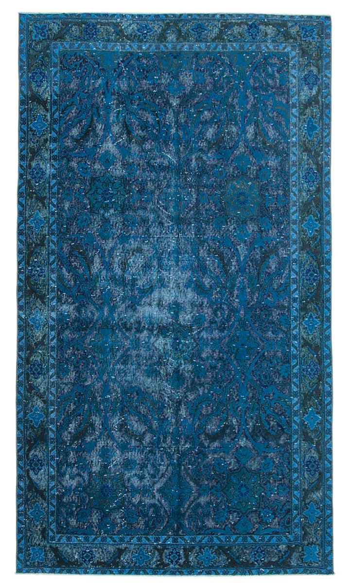 5x9 Blue Over Dyed Rug - 25474
