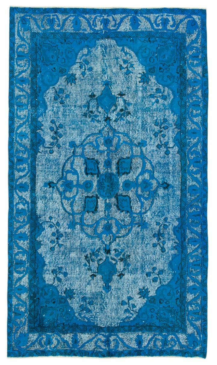 5x9 Blue Over Dyed Rug - 25484