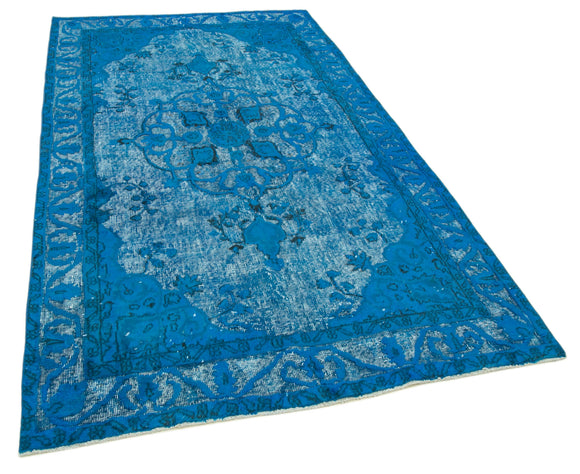 5x9 Blue Over Dyed Rug - 25484