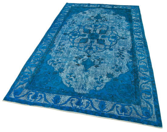 5x9 Blue Over Dyed Rug - 25484