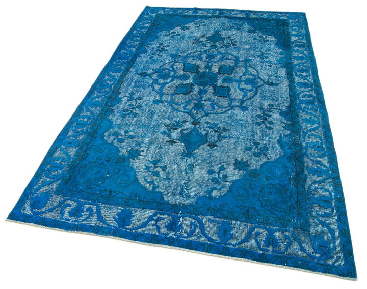 5x9 Blue Over Dyed Rug - 25484