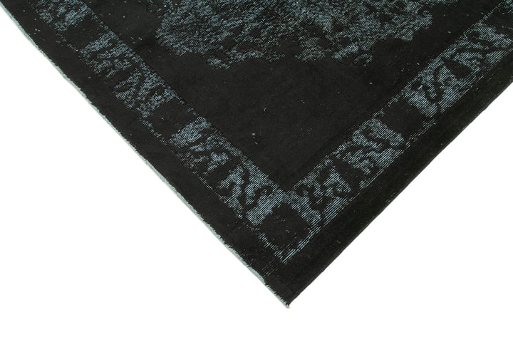 5x9 Black Over Dyed Rug - 25492