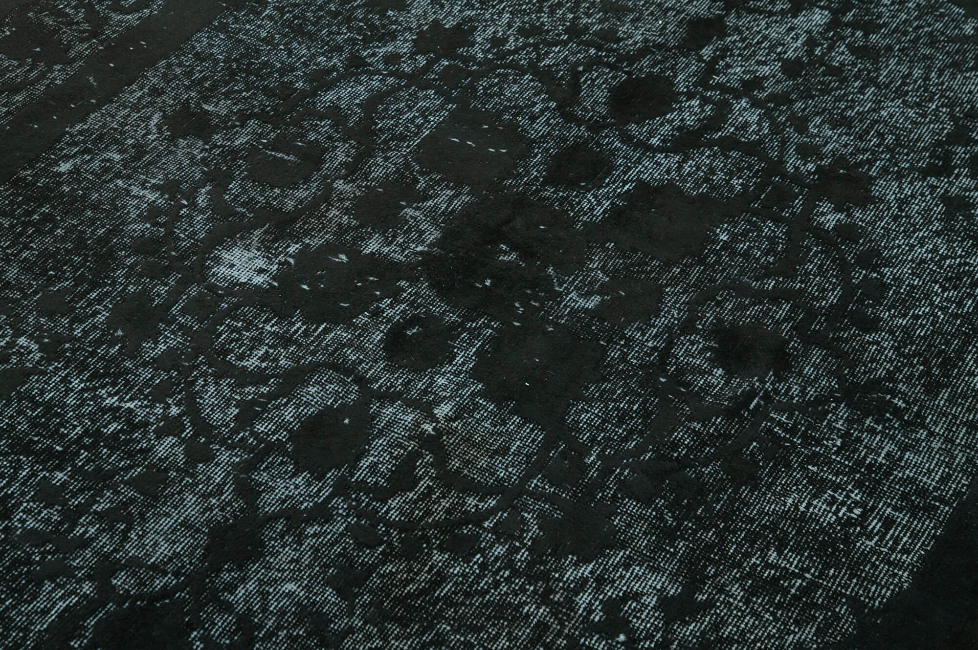 5x9 Black Over Dyed Rug - 25492