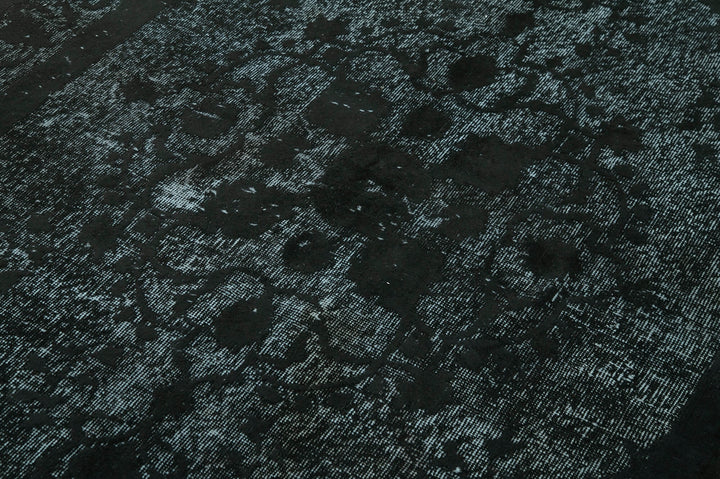 5x9 Black Over Dyed Rug - 25492