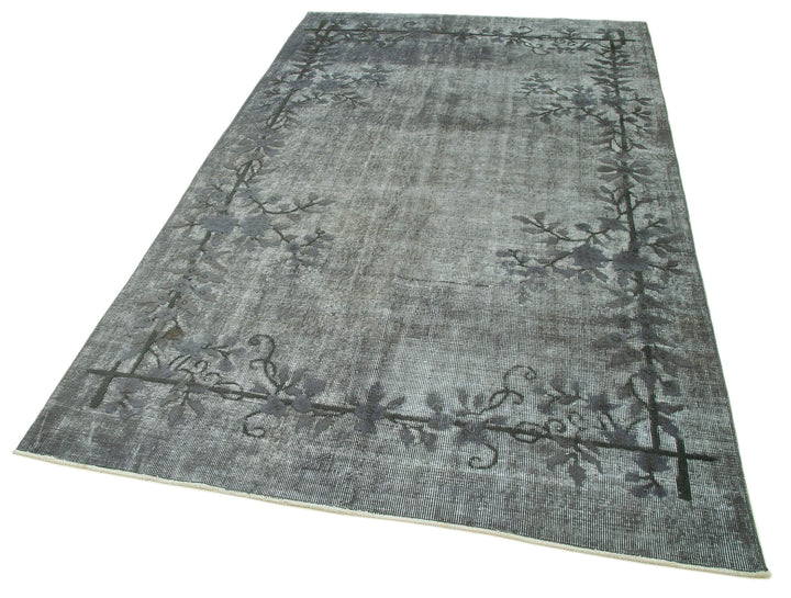 5x9 Grey Over Dyed Rug - 25495